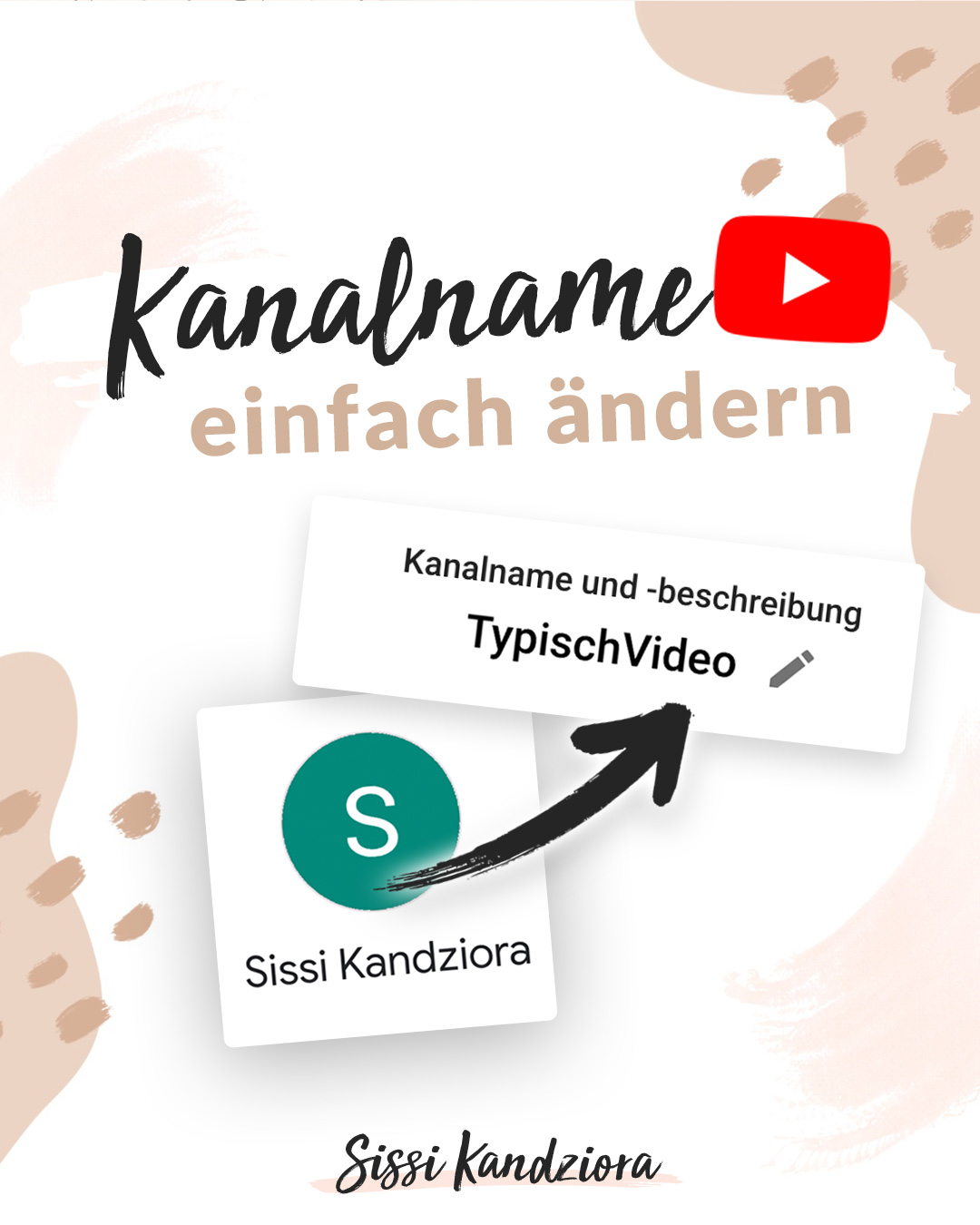 YouTube Kanal Name ändern